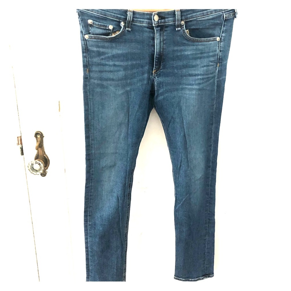 Rag & Bone Mid Rise Cropped Skinny